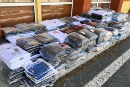 articole vestimentare si de incaltaminte susceptibile a fi contrafacute in valoare de aproximativ 3 milioane de lei confiscate de catre politistii de frontiera constanteni 69b3dcbcd53b0