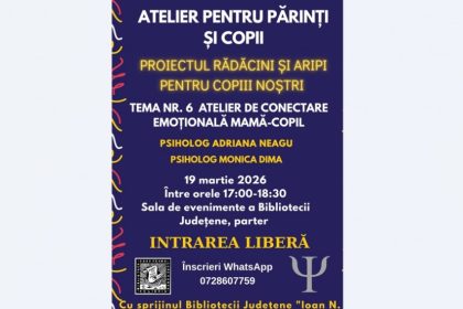 atelier dedicat parintilor despre importanta conexiunii autentice cu cei mici la biblioteca judeteana constanta 69b31378cf8d3
