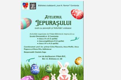 atelierul iepurasului isi deschide portile pentru micii creatori din constanta 69c6697dc0d2f