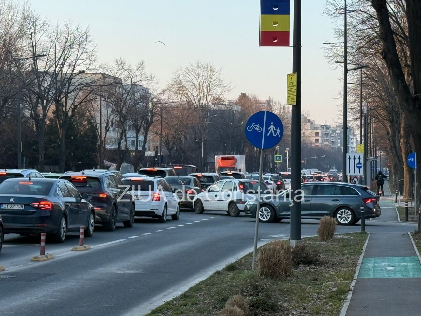 atentie soferi trafic ingreunat pe bulevardul alexandru lapusneanu din constanta 69a84f92c6d02