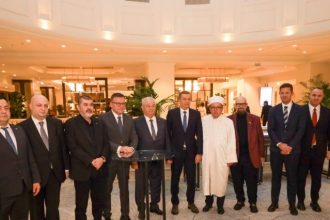 cina oficiala de iftar organizata de muftiatul cultului musulman din romania la jw marriott bucharest grand hotel a reunit lideri politici religiosi si diplomati 69a84fa77aaa3
