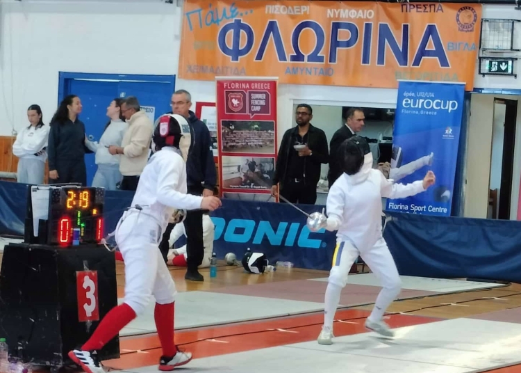 comuna corbu reprezentata pe plan international eleva stefania crivat debut promitator la un concurs de scrima in grecia 69b930bb4e44c