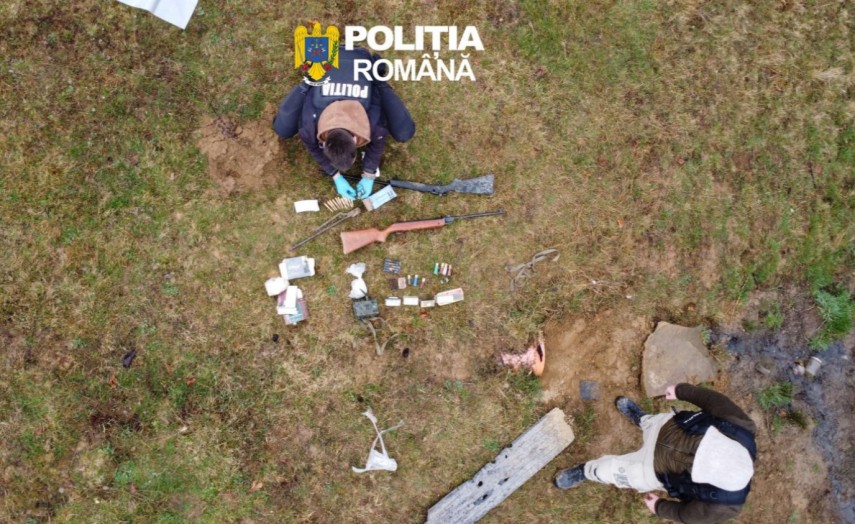 descinderi de amploare la persoane suspectate de braconaj o arma letala gasita ascunsa in pamant confiscata 69c94f730a5da