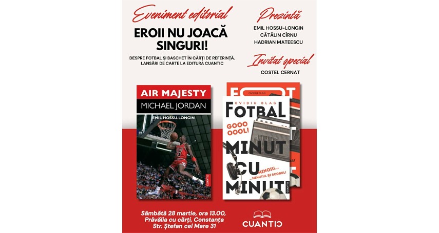eveniment editorial la constanta dedicat iubitorilor de sport carti despre baschet si fotbal 69c4f13f55984