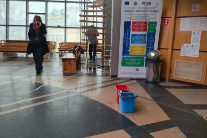 exclusiv video ministerul justitiei raspunde intrebarilor focus press despre palatul de justitie din constanta unde ploua si in interior 69c1de665497d