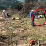 foto video interventie de urgenta pe santierul unde cambela prod amenajeaza o parcare un barbat gasit intins pe jos 69c7246582a01