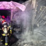 incendiu devastator pe autostrada un autotren incarcat cu aparate fitness mistuit de flacari 69afcf195a907