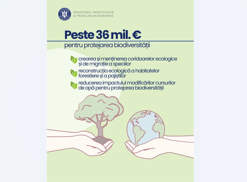 mipe lanseaza un apel de proiecte de peste 36 milioane de euro pentru biodiversitate tulcea si constanta pe lista judetelor eligibile 69af069229682