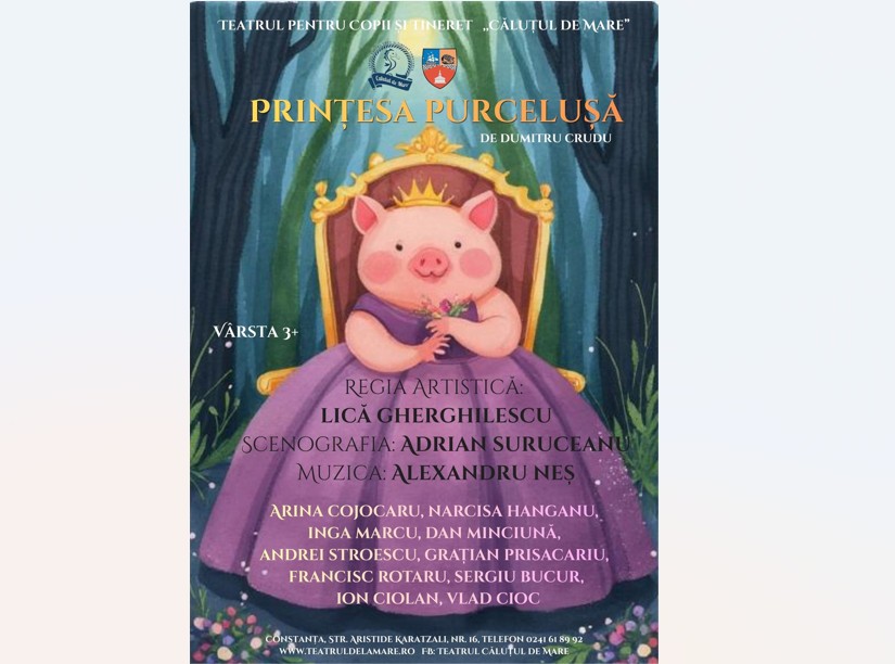 premiera la teatrul calutul de mare constanta povestea printesei purcelusa isi asteapta micii spectatori 69c7bafb9942d