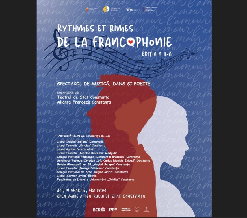 spectacol cu ocazia zilei francofoniei la teatrul de stat constanta elevi si studenti vor urca pe scena 69b7e9023823b