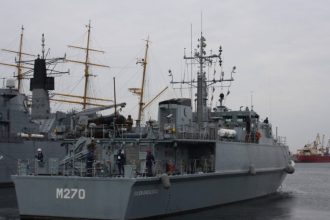 vanatorul de mine m270 sublocotenent ion ghiculescu participa la cea de a noua activare a operatiei mcm black sea 2026 69bfe4847fbcc