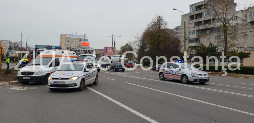 accident rutier pe strada dezrobirii din municipiul constanta un scuter si un autoturism implicate 69ea254d50ced