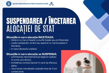 afla situatiile in care alocatia de stat pentru copii poate fi incetata sau suspendata 69e1fd44a92ed