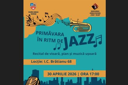 centrul teodor t burada constanta serbeaza ziua internationala a jazz ului recital de pian vioara si muzica usoara 69f1cf1d6416d