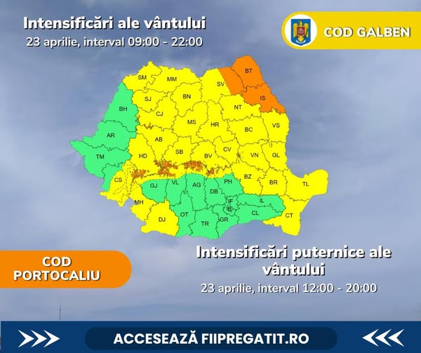 mai multe judete din tara printre care si constanta sub avertizari de vreme rea recomandarile igsu 69e908c98c7f6
