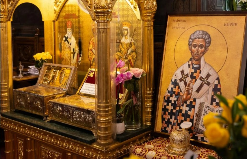 moastele sfantului lazar au fost depuse la catedrala patriarhala 69d1234e24985