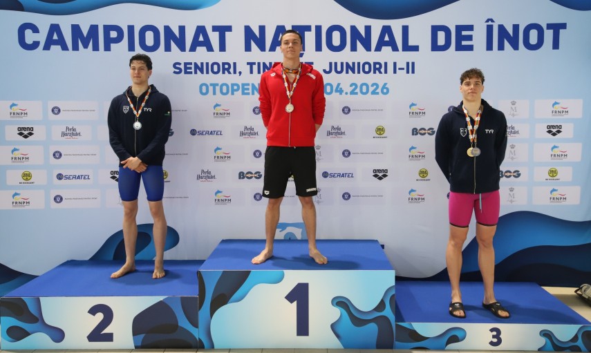 noi medalii pentru csm constanta la nationale eric andries si tudor iordache pe podium alaturi de david popovici galerie foto 69eb17a93c1c1