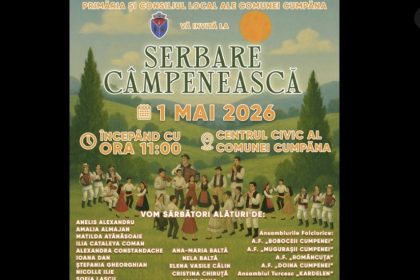 schimbare de ultim moment pentru 1 mai in cumpana serbarea campeneasca mutata din cauza vremii 69f20e46e5042
