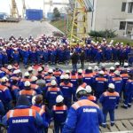 sindicatul liber navalistul protesteaza la mangalia dupa ce tribunalulul constanta a dispus intrarea in faliment a societatii damen shipyards mangalia s a 69f0884318177