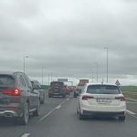 trafic deviat pe a2 din cauza unui accident rutier intre trei autoturisme 69cf5af020a28