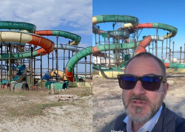 video horia constantinescu arata cu degetul spre toboganele comuniste din mamaia aflate in stare avansata de degradare 69e018ed2dfae