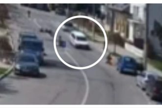 video imagini de impact surprinse de camerele de supraveghere cu drumul prabusit in techirghiol 69eb57a796760